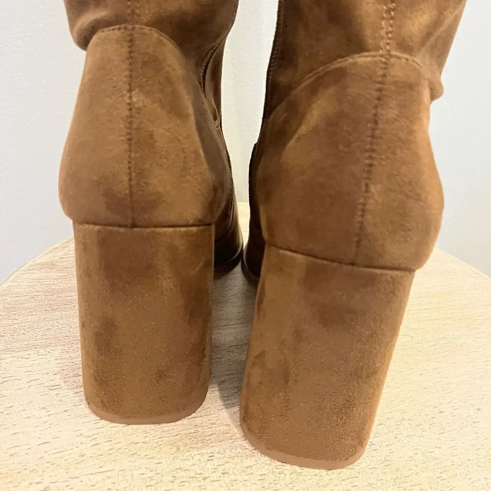 Steve Madden Tava Boots,‎ Cognac Brown Size 10